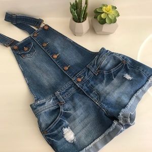 Doll house overall shorts